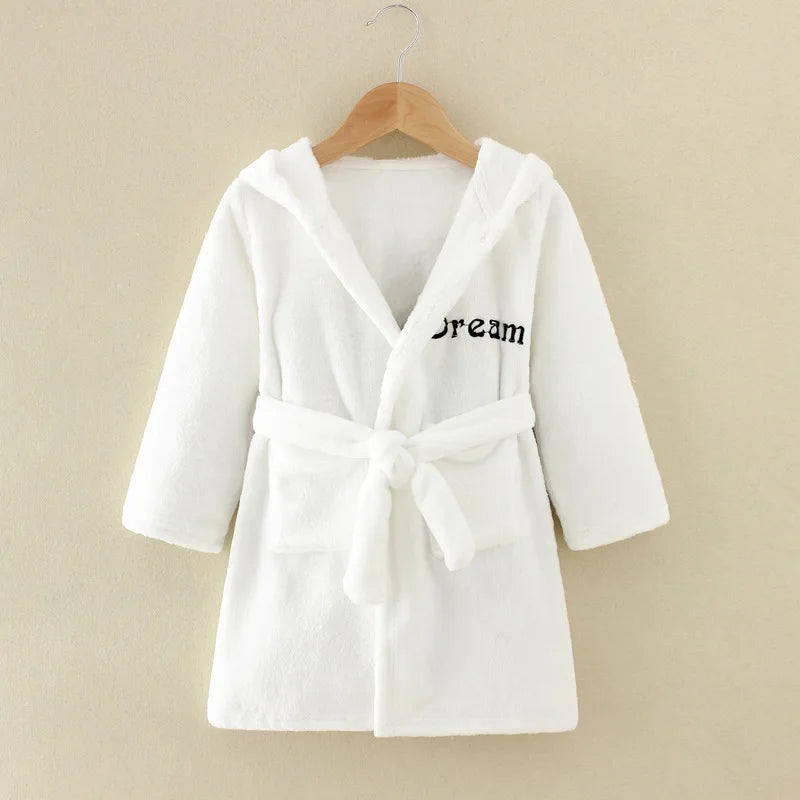 Children Bath Robes Flannel For Winter
