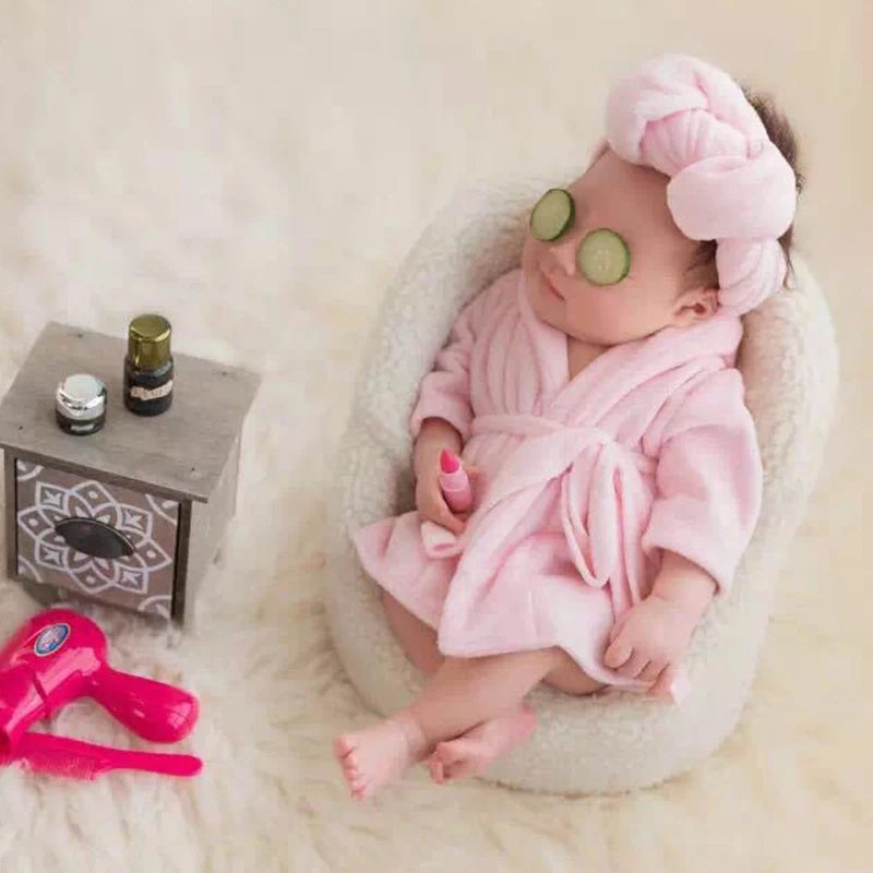 Baby Spa Bathrobe Set – Ultra-Soft, Cozy & Adorably Stylish