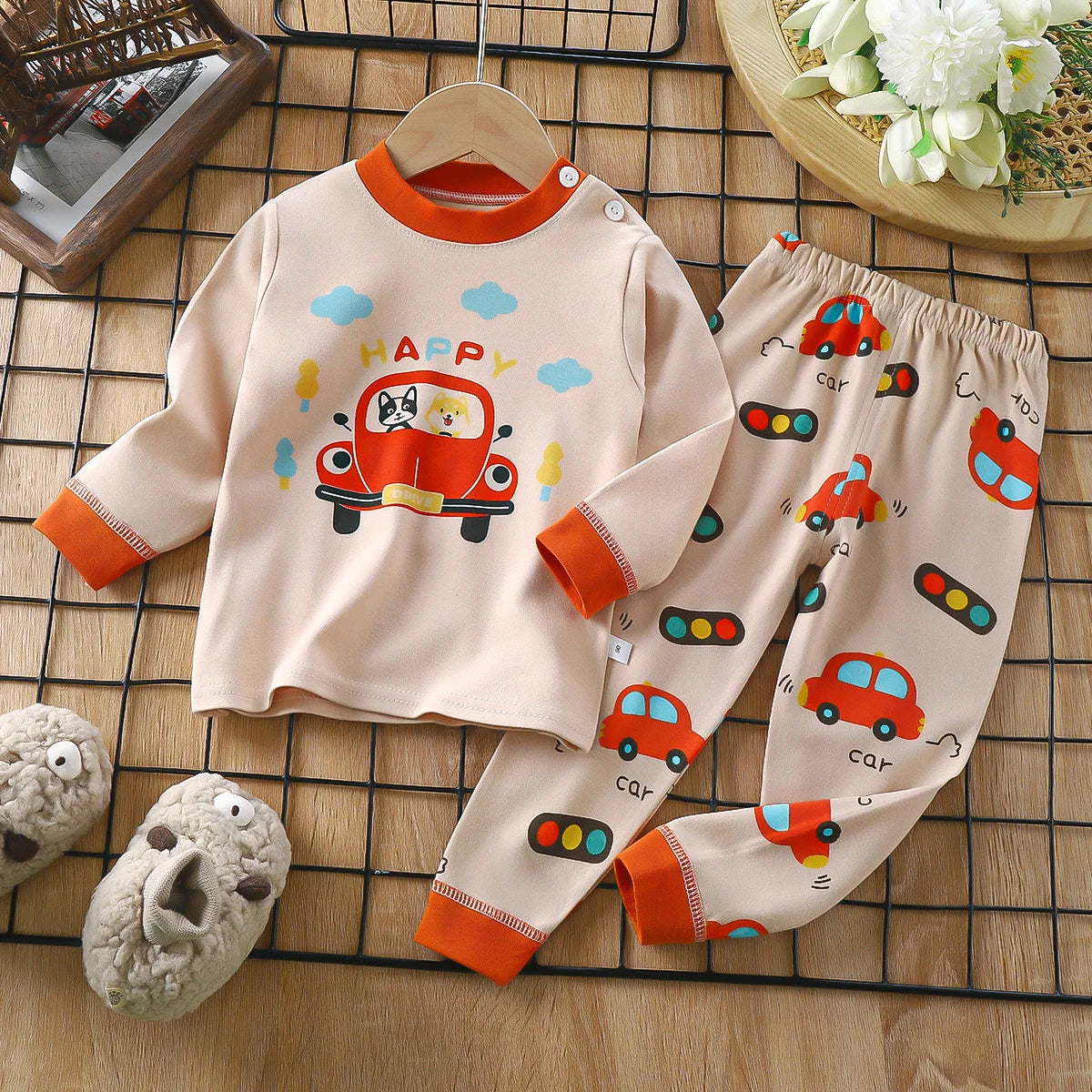Happy Car Pyjama Set