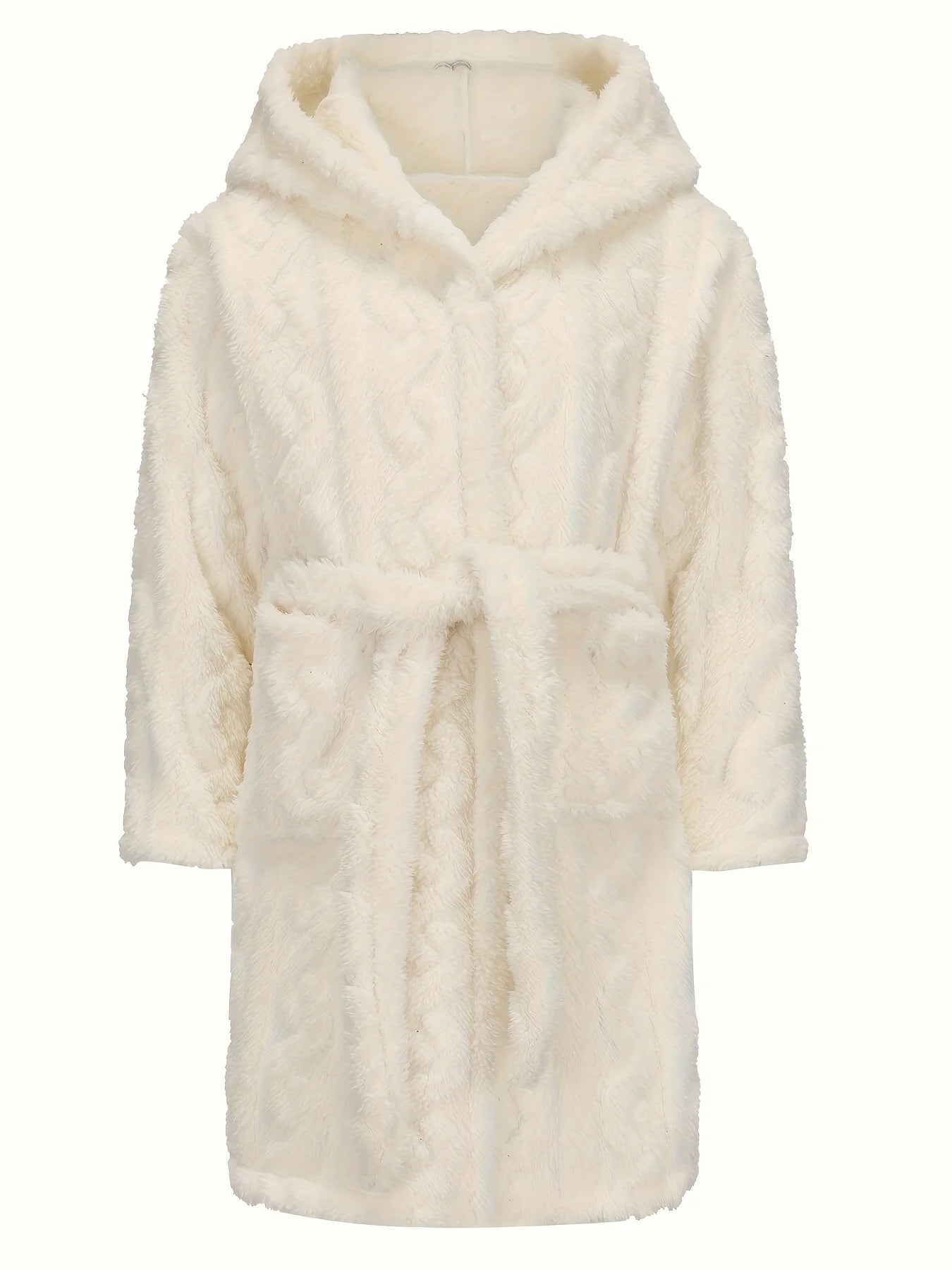 Children's Flannel Bathrobe With Bunny Ears