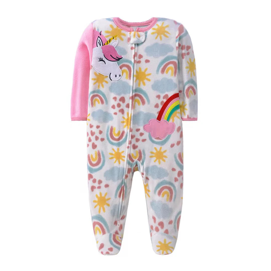 Dreamlets Animal Print Footed Pajamas