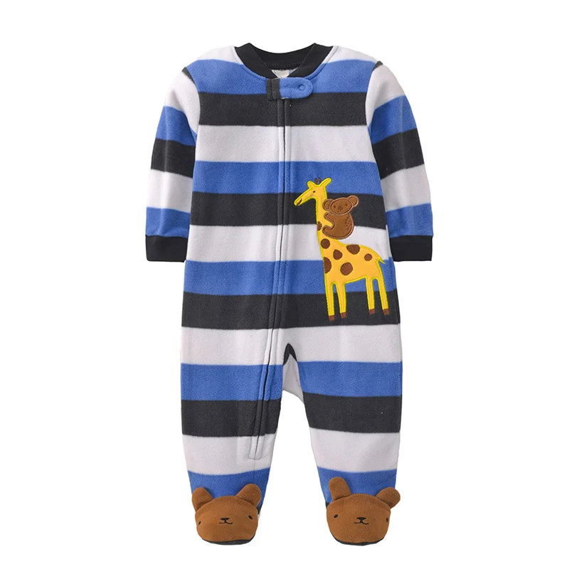 Dreamlets Animal Print Footed Pajamas
