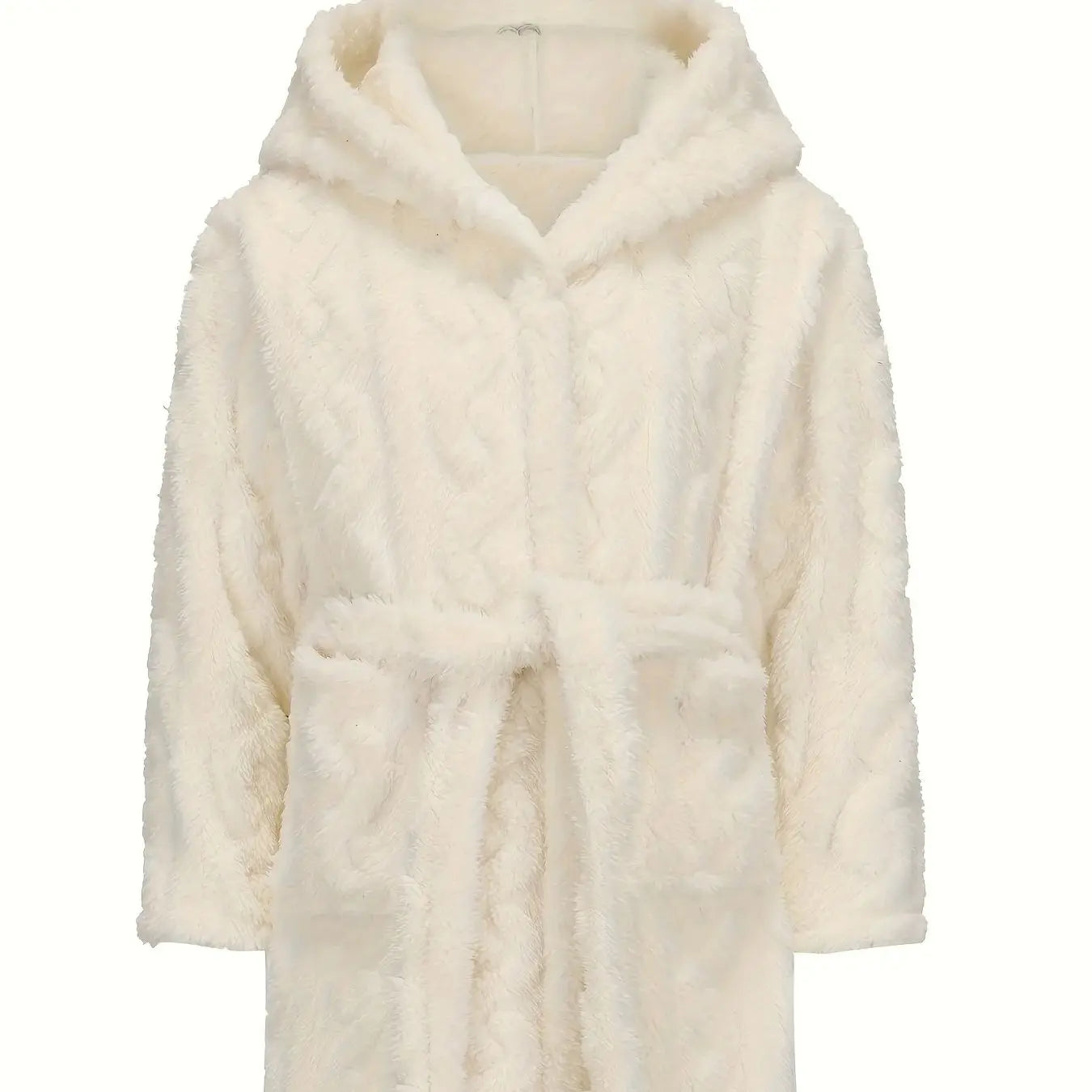 Children's Flannel Bathrobe With Bunny Ears