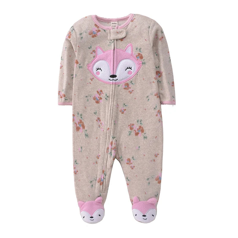 Dreamlets Animal Print Footed Pajamas