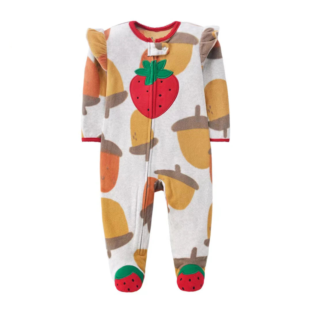 Dreamlets Animal Print Footed Pajamas