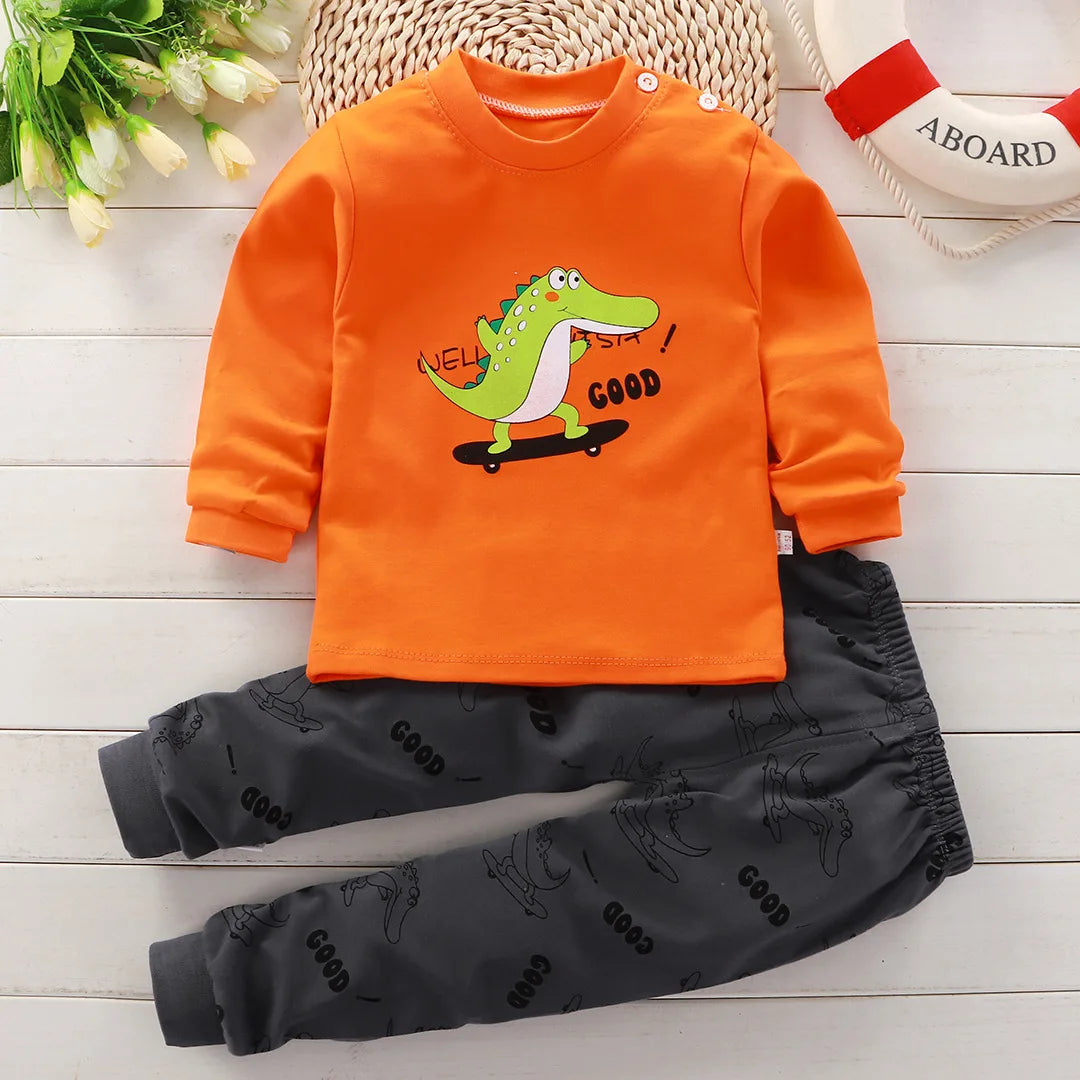 Crocodile Skater Pyjama Set