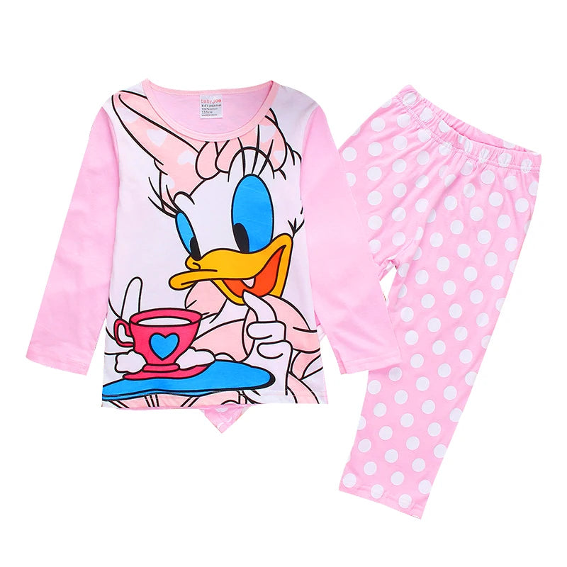 Kids Cartoon Pajamas Set