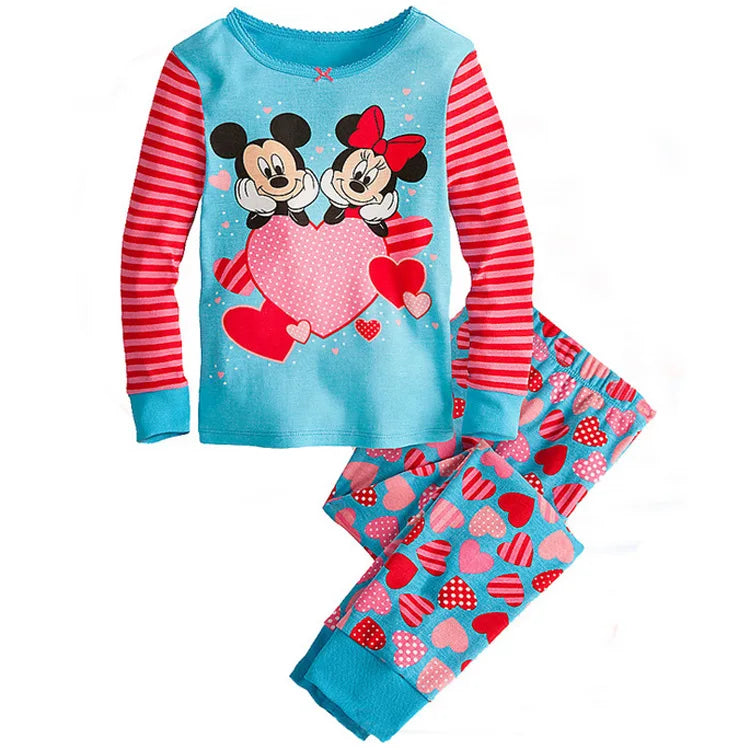 Kids Cartoon Pajamas Set