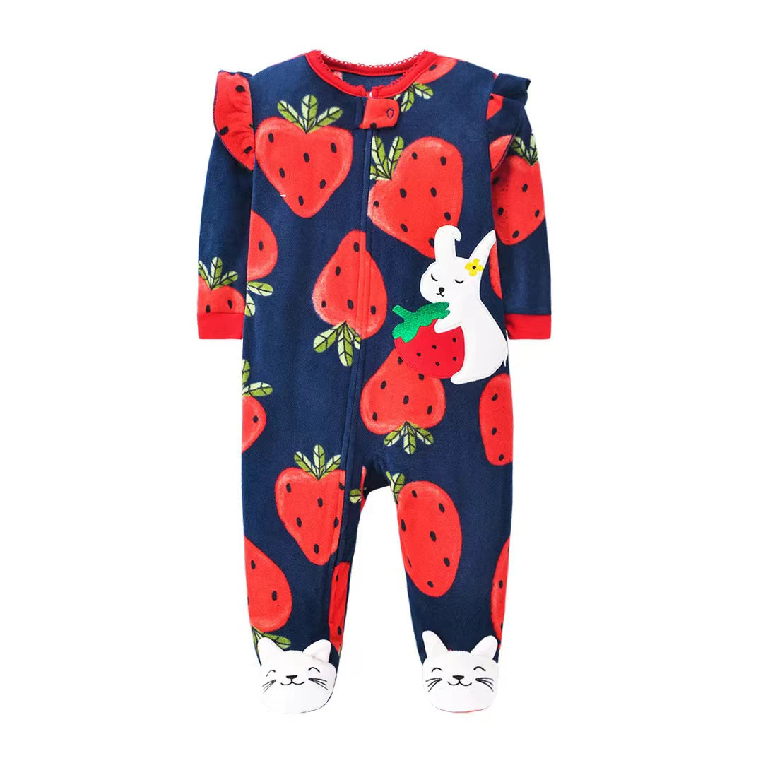 Dreamlets Animal Print Footed Pajamas