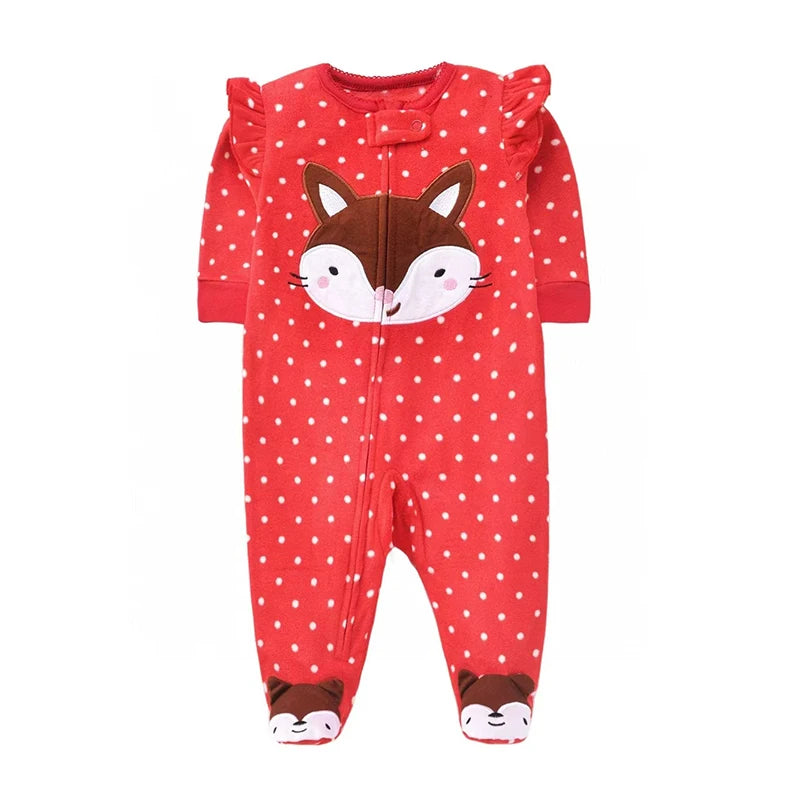 Dreamlets Animal Print Footed Pajamas