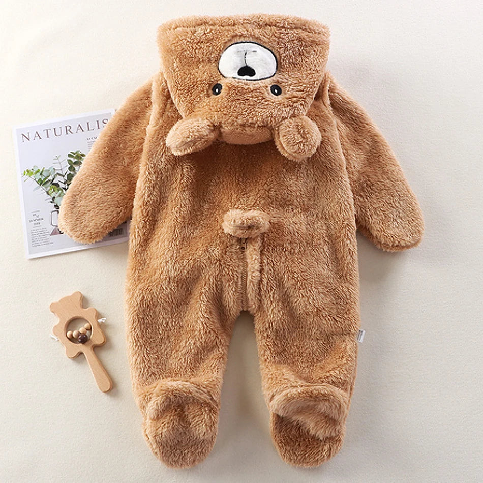 SnuggleBuddie Ultra-Soft Animal Fleece Romper