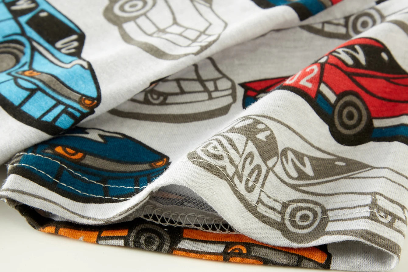 Luxury Comfort for Your Little Champion’s Pit Stop. Modern Car Pajamas