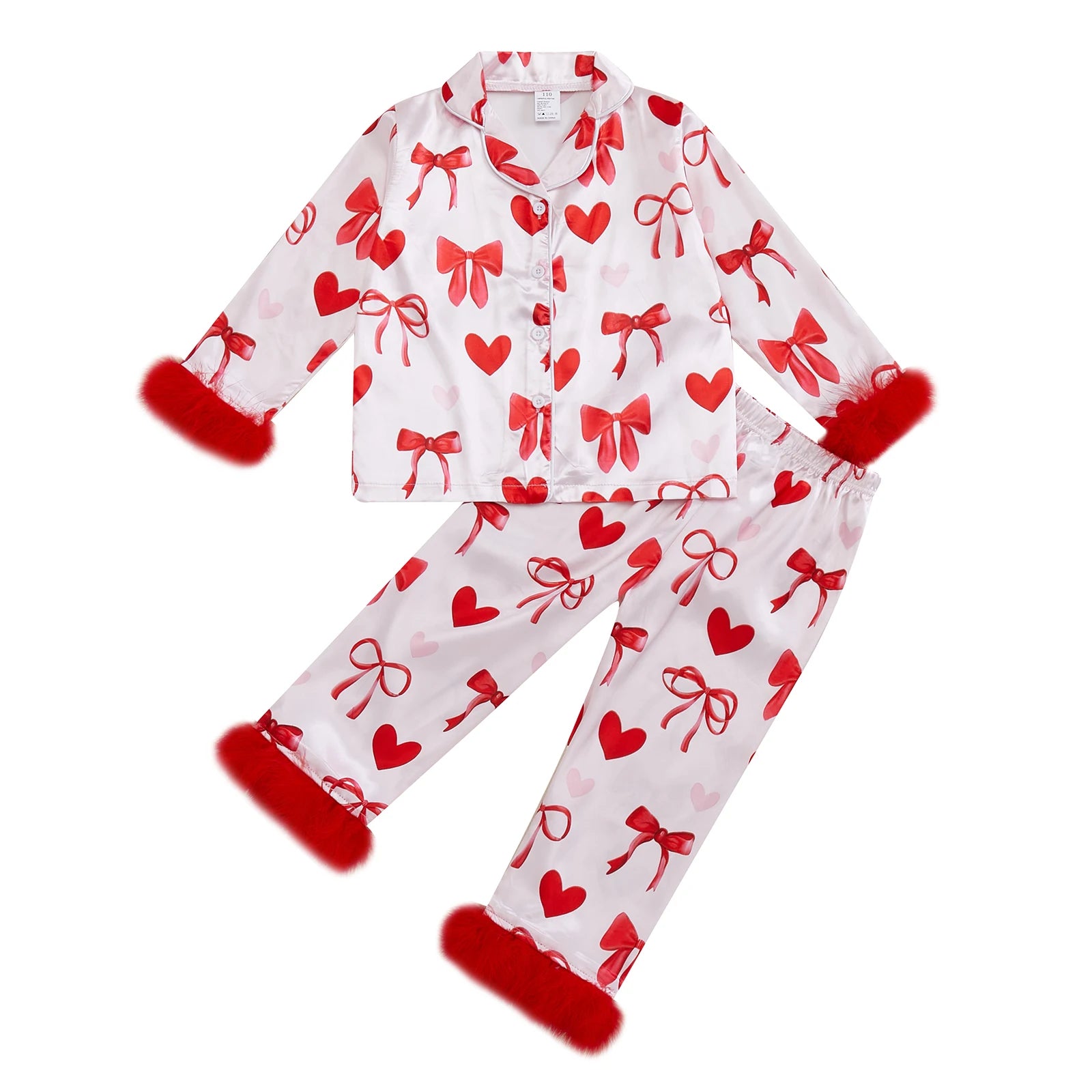 Bow & Heart Pajama Set