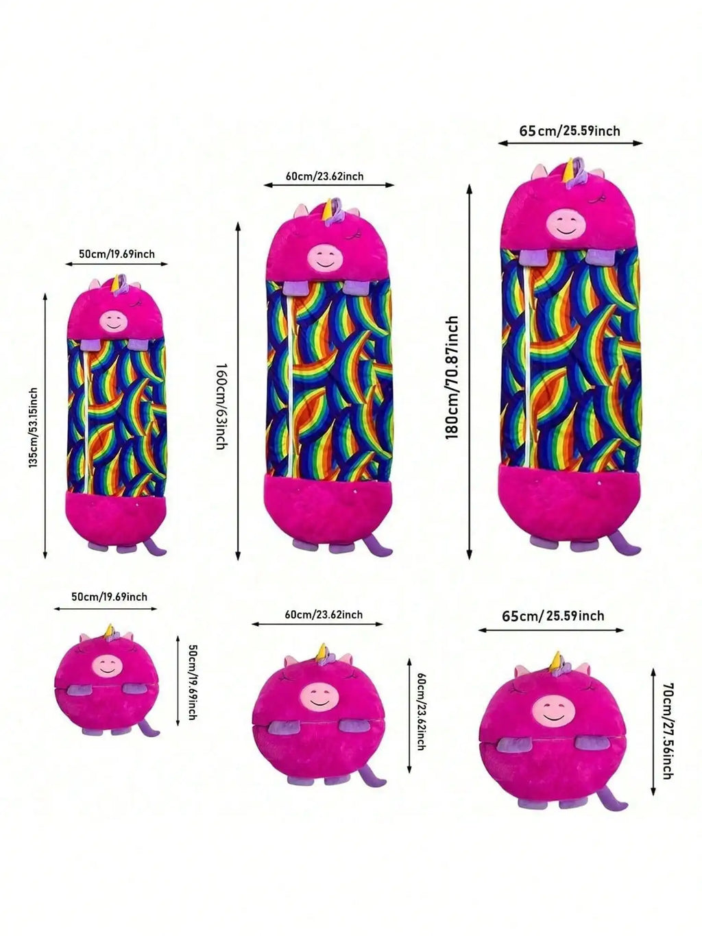 Animal Dream Backpack Sleeping Bag With A Pillow Included