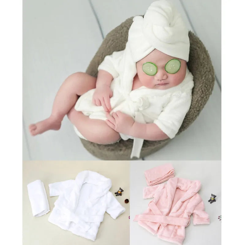 Baby Spa Bathrobe Set – Ultra-Soft, Cozy & Adorably Stylish