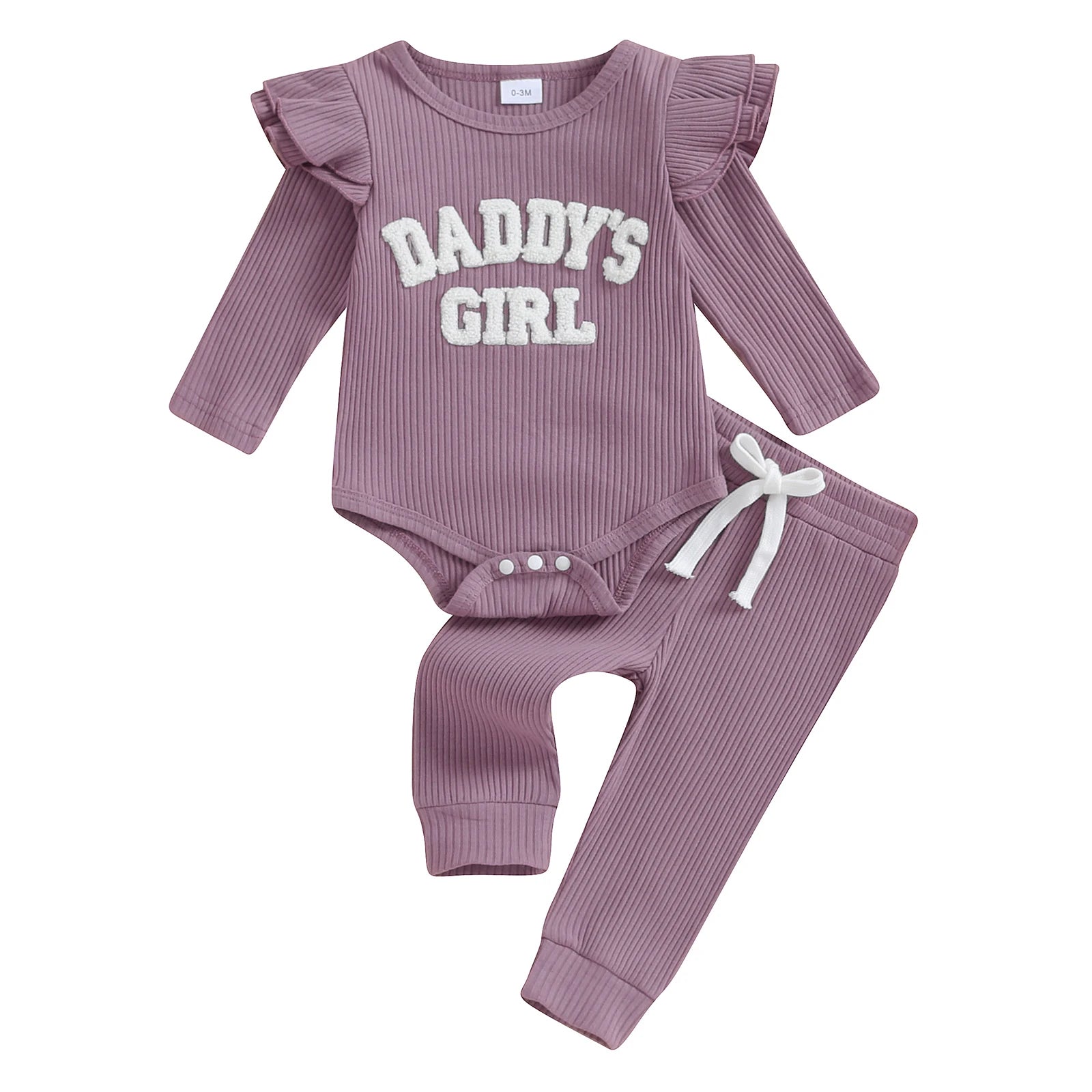Daddy’s Girl Ribbed Outfit Set 😍