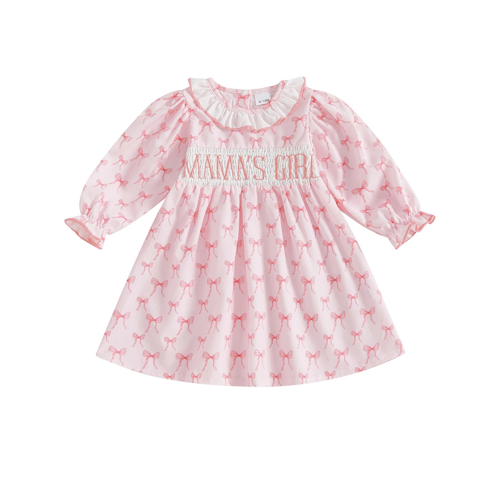 🎀 Daddy’s Girl Bow Print Dress