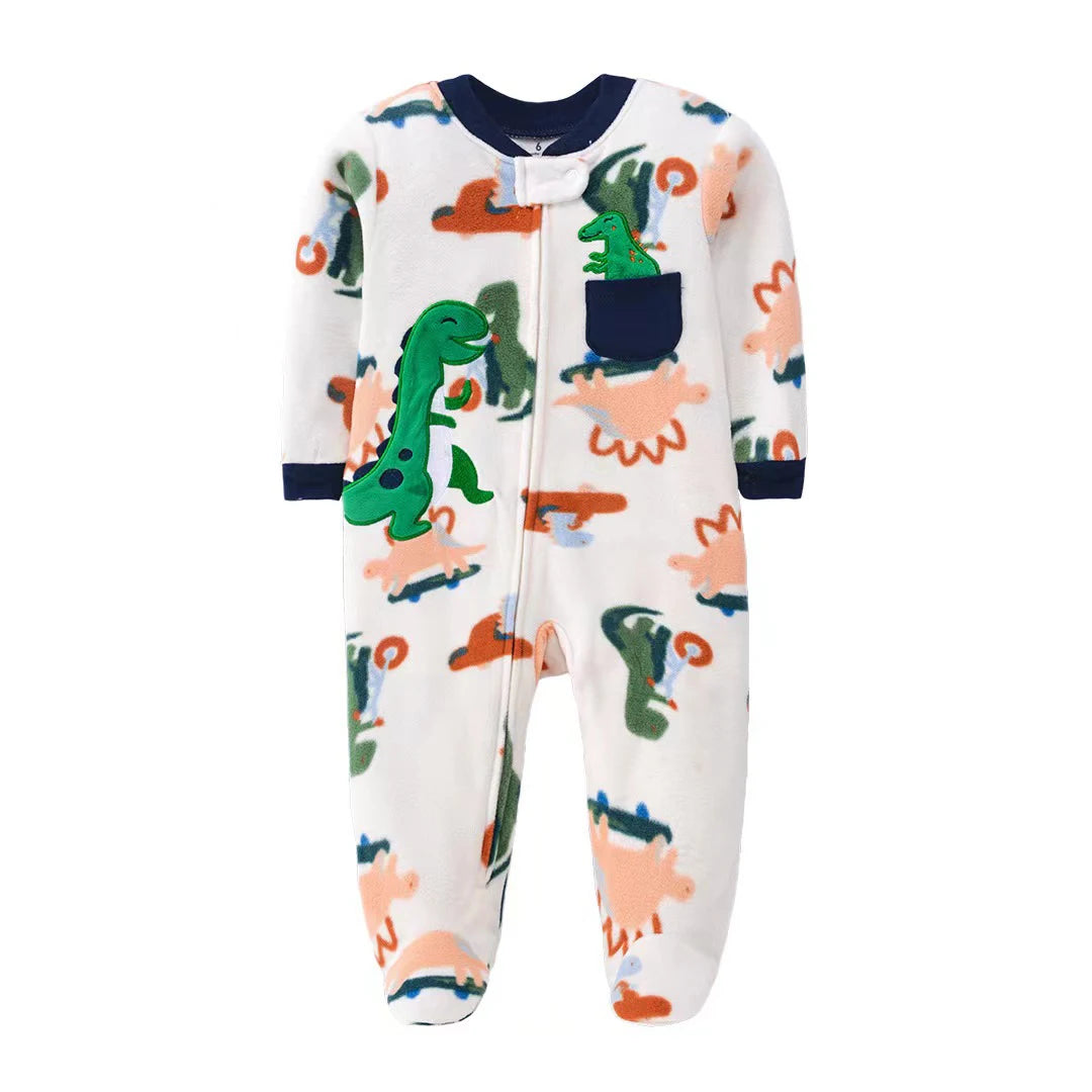 Dreamlets Animal Print Footed Pajamas