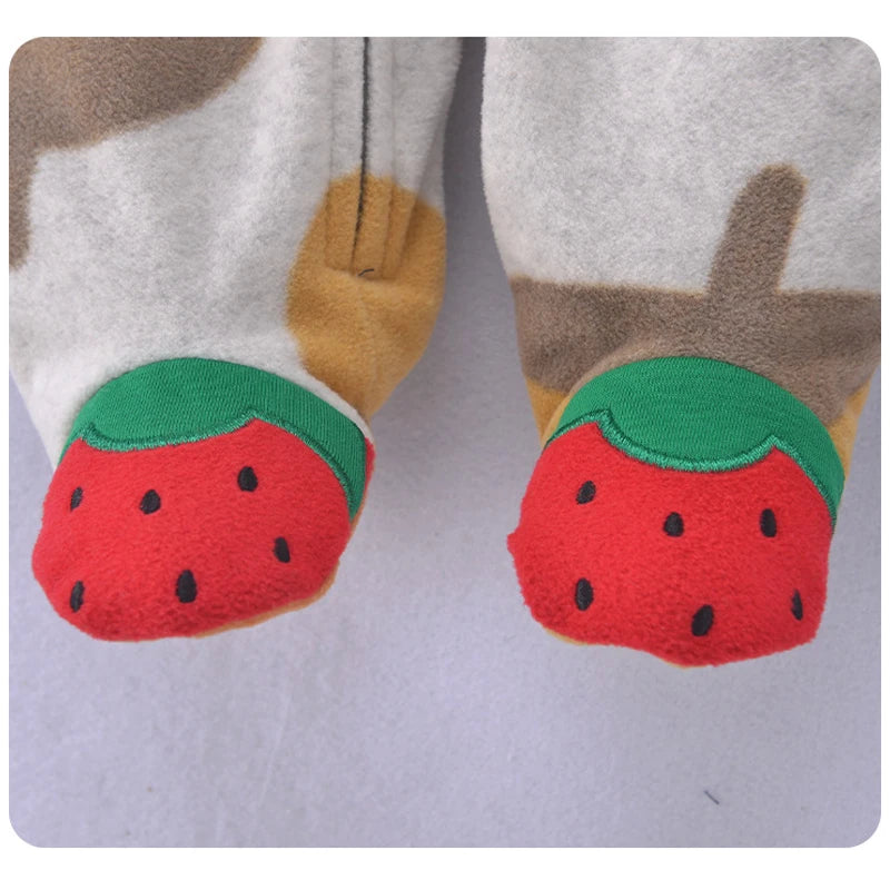 Dreamlets Animal Print Footed Pajamas