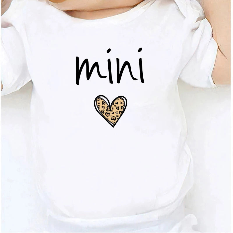 Leopard Heart "Mama & Mini" Tees