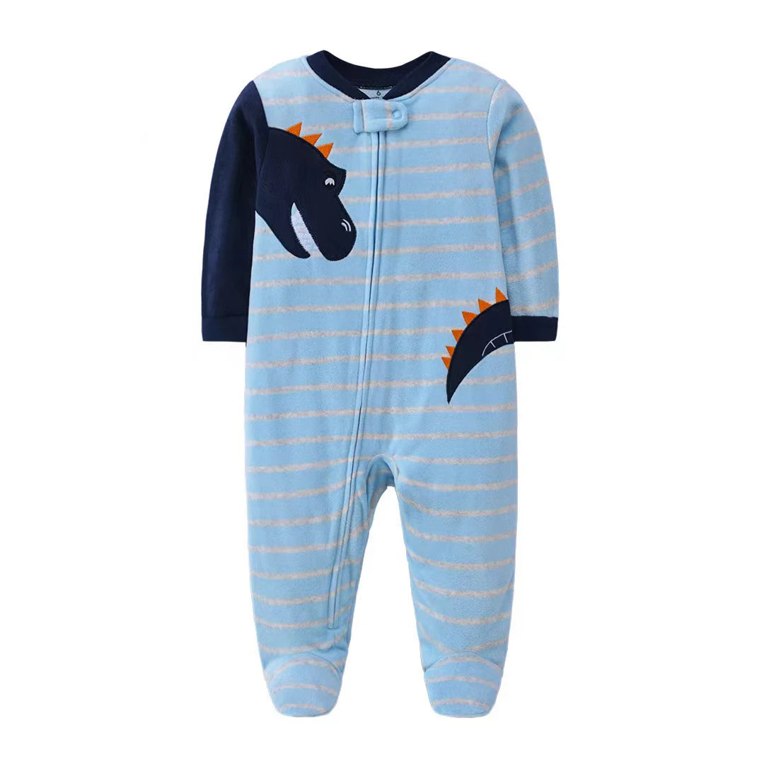Dreamlets Animal Print Footed Pajamas