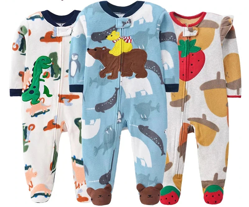Dreamlets Animal Print Footed Pajamas