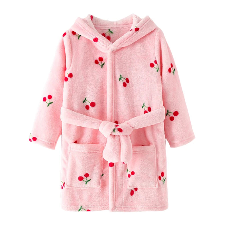 Children Bath Robes Flannel For Winter