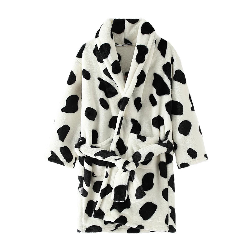 Children’s Plush Printed Bathrobe – Soft, Cozy & Adorably Fun