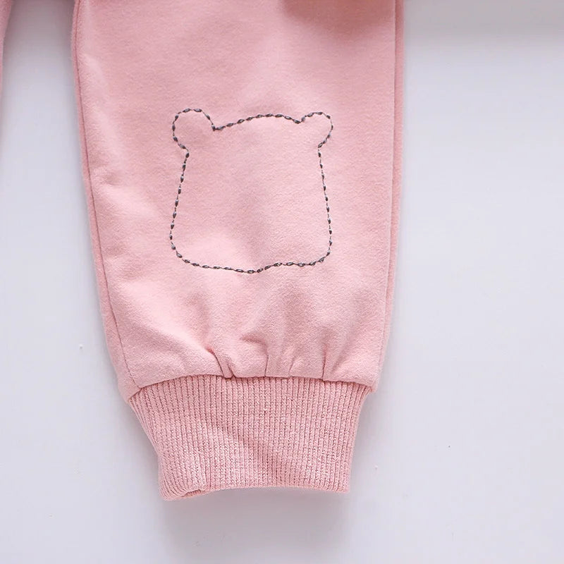 Kitty Print Tracksuit Set