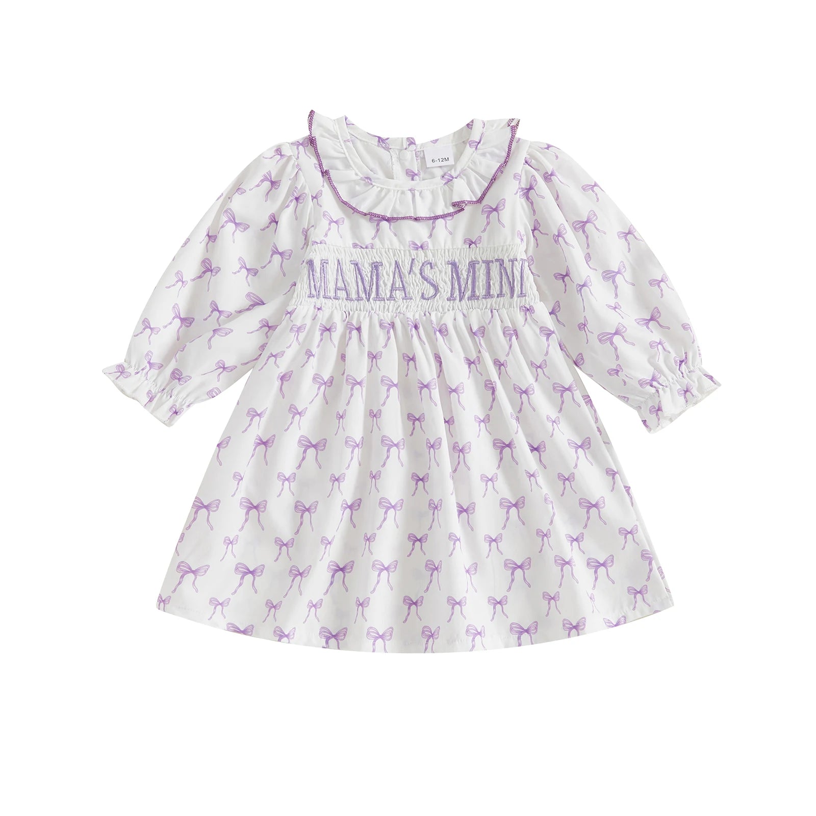 🎀 Daddy’s Girl Bow Print Dress