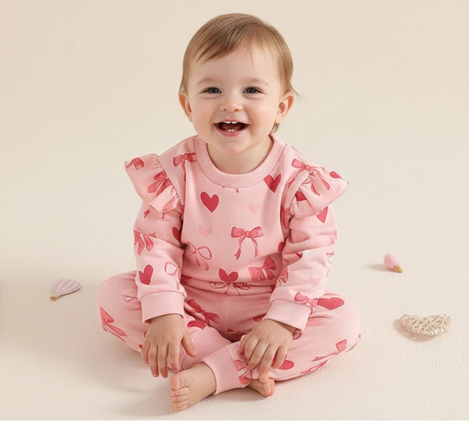 Sweetheart Bow Baby Set
