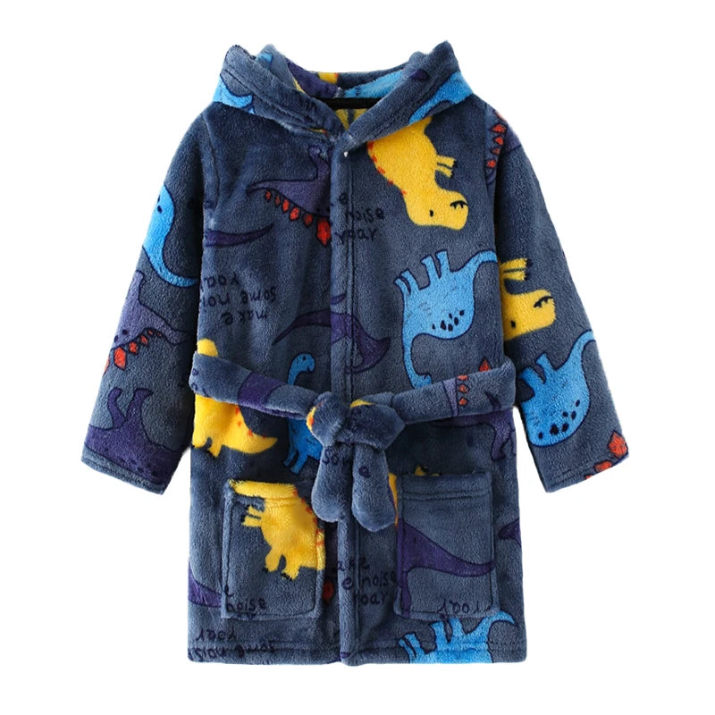 Children Bath Robes Flannel For Winter