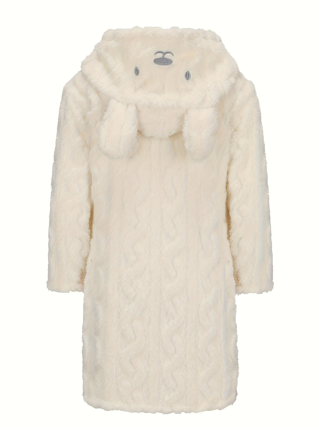 Children's Flannel Bathrobe With Bunny Ears