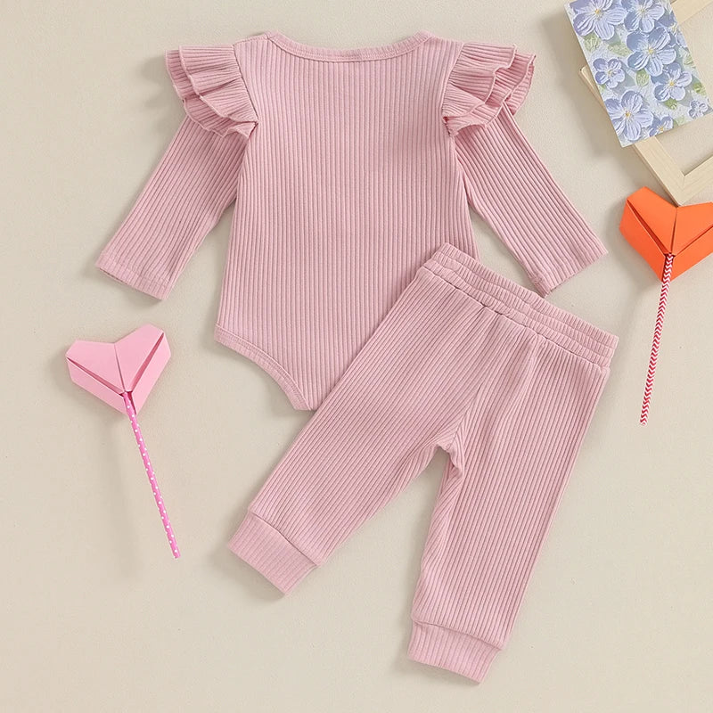 Daddy’s Girl Ribbed Outfit Set 😍