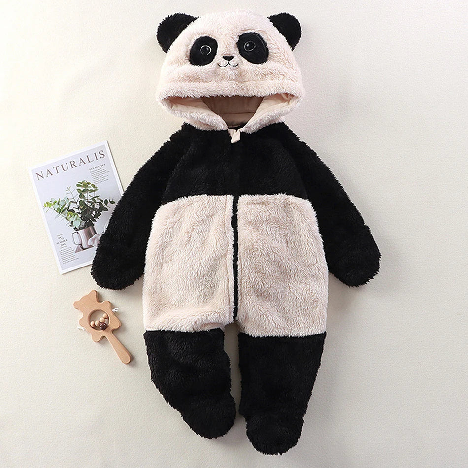 SnuggleBuddie Ultra-Soft Animal Fleece Romper