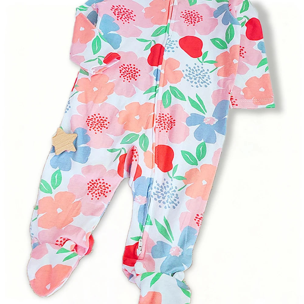 Baby Zip Pajamas – Floral & Modern Prints