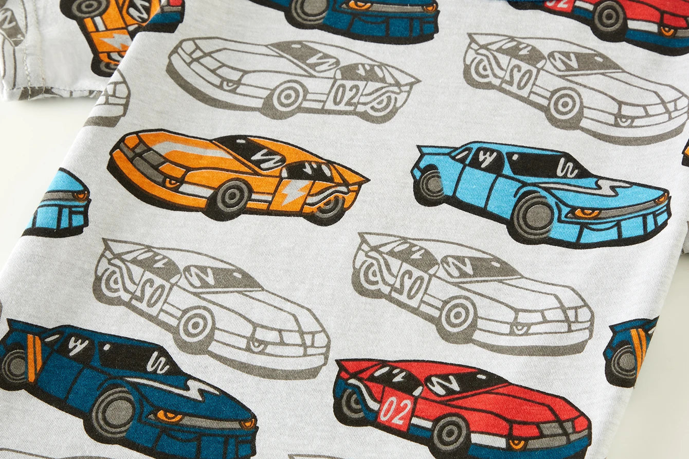 Luxury Comfort for Your Little Champion’s Pit Stop. Modern Car Pajamas