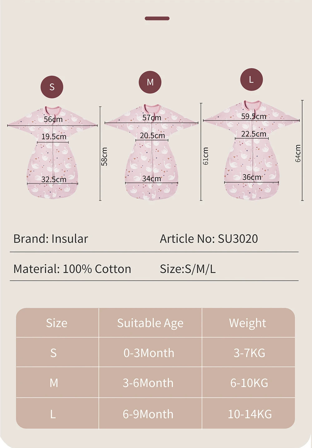 Baby Swaddle Sleep Sack