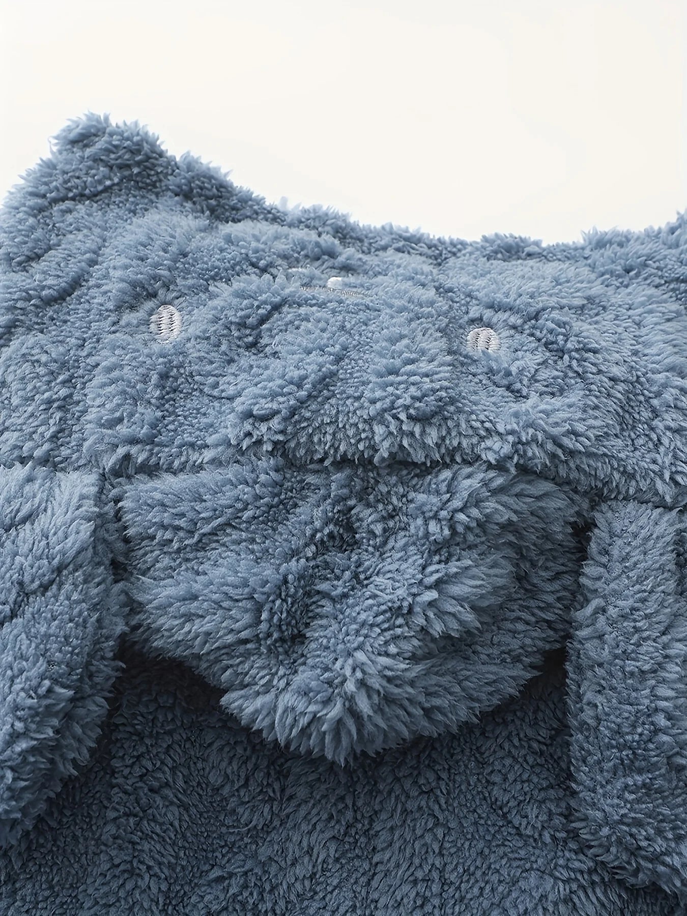 Children's Flannel Bathrobe With Bunny Ears