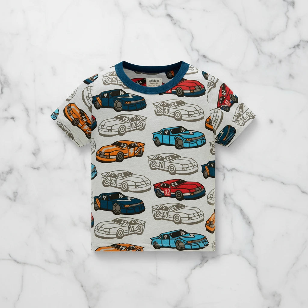 Luxury Comfort for Your Little Champion’s Pit Stop. Modern Car Pajamas